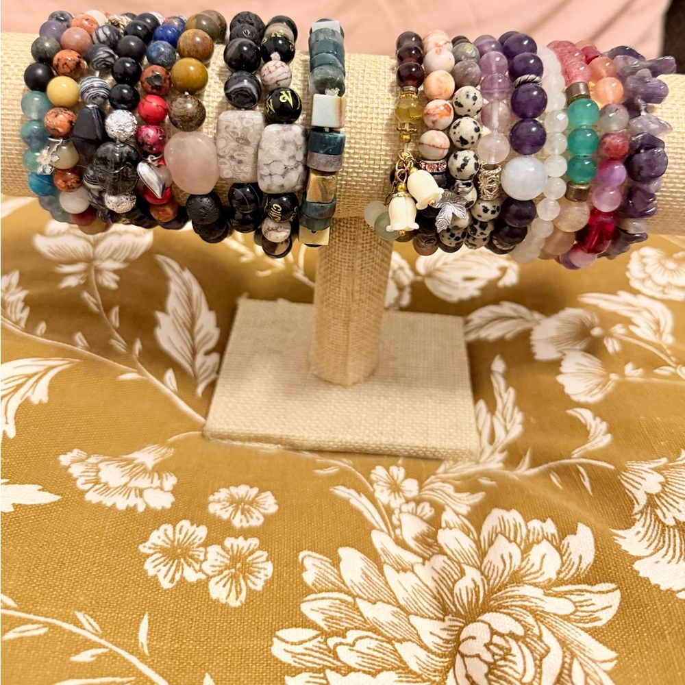 Colorful Beaded Bracelet Set $15 each, bundle purchase for more discount